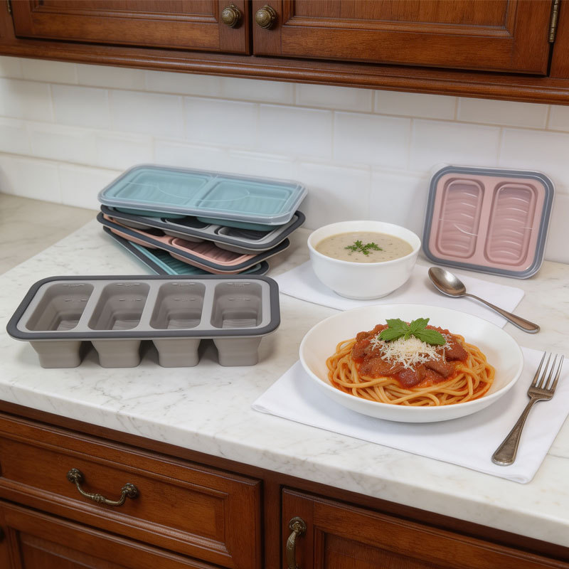 Meal Prep Container - Grandes moules à glaçons pour congélateur