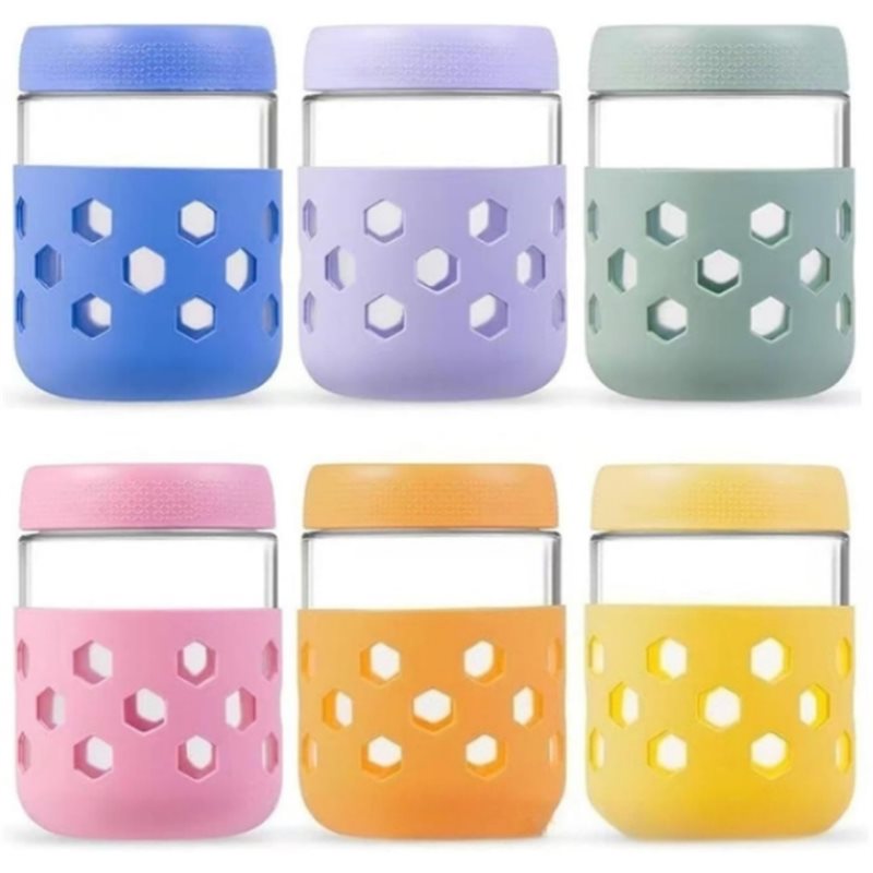 Meal Prep Glass Containers With Lids - Bocaux en verre souple avec couvercles