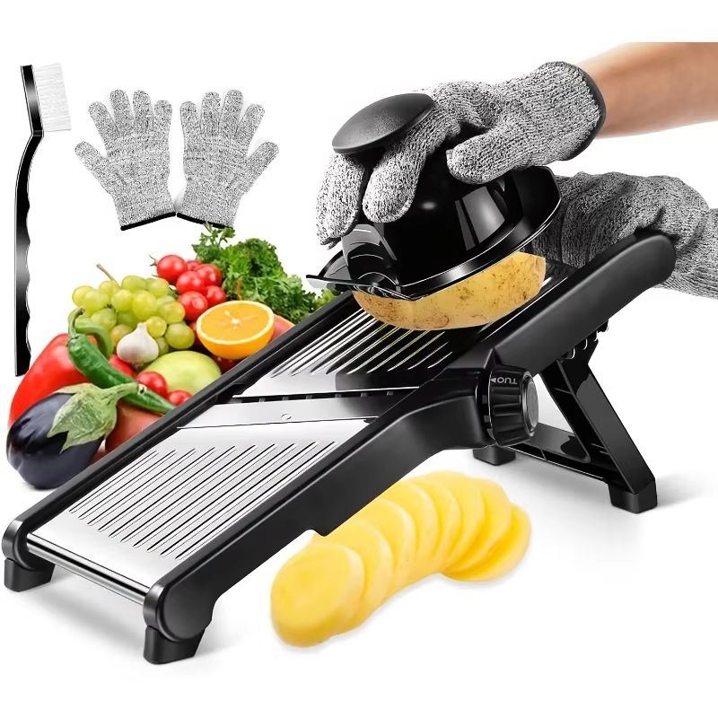 Mandoline Slicer Guard - Trancheuse de Mandoline en acier inoxydable