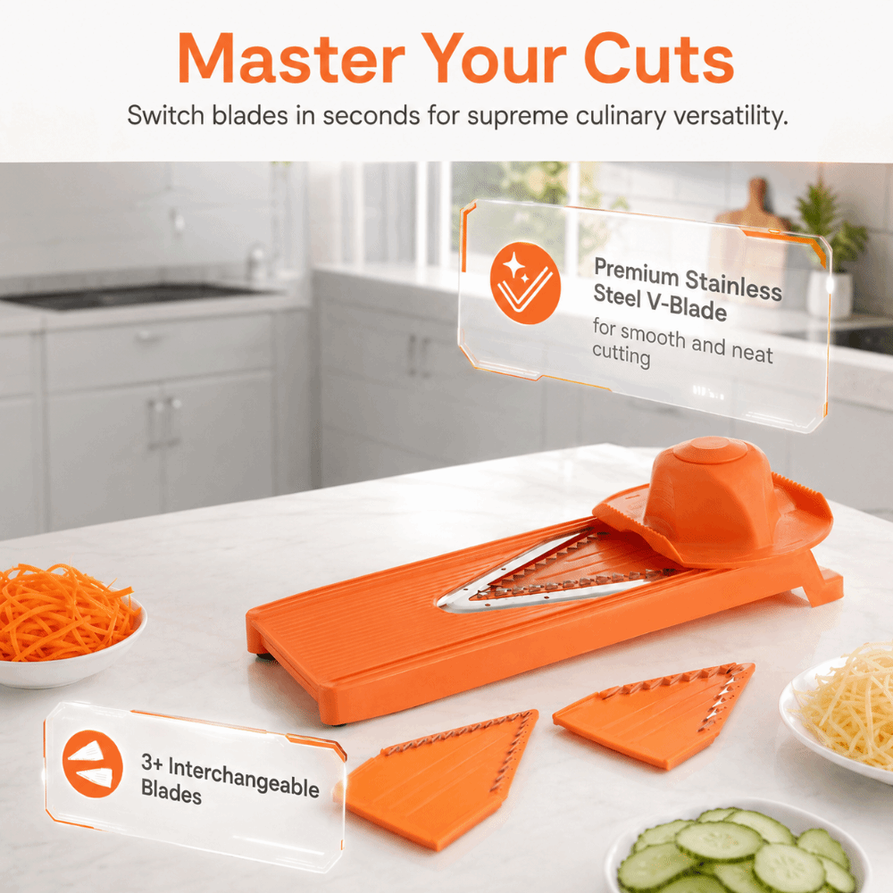 Mandoline Slicer Guard - Coupe-légumes manuel ABS Mandoline avec lame