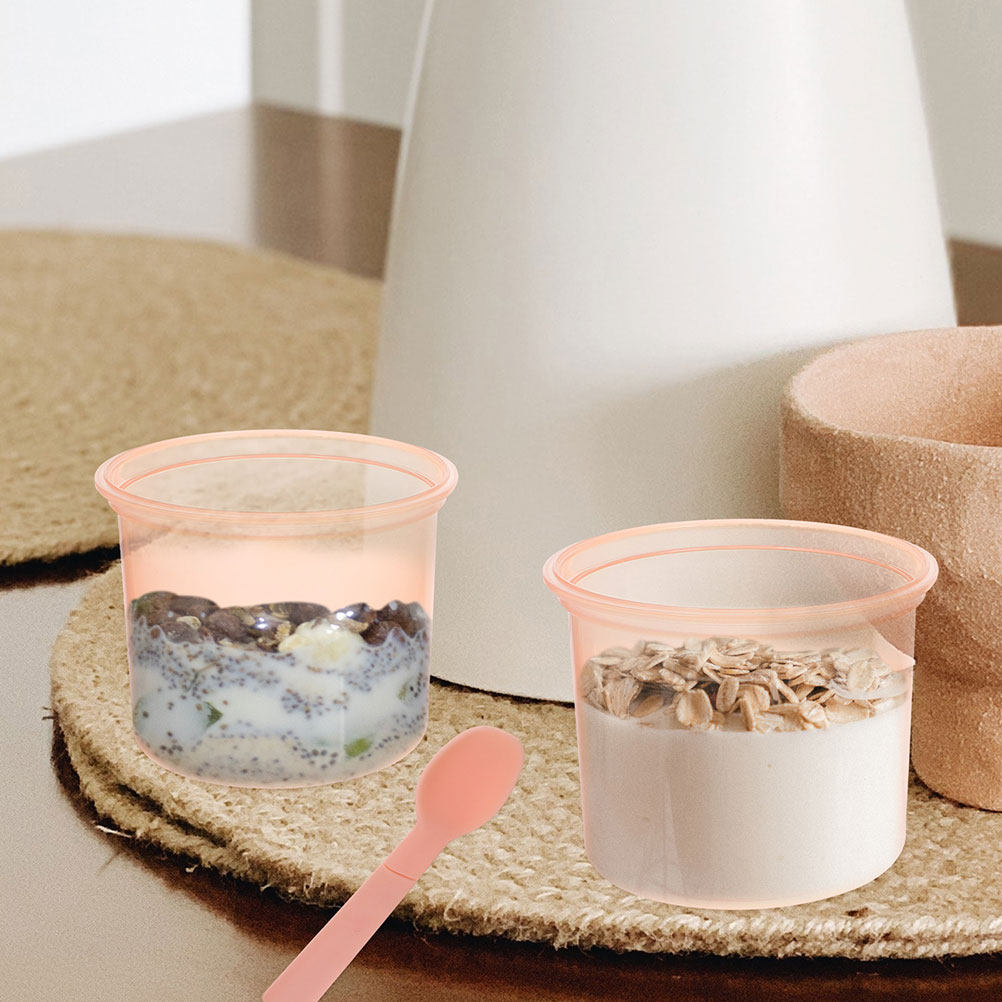Meal Prep Overnight Oats - Lot de 2 pots à overnight
