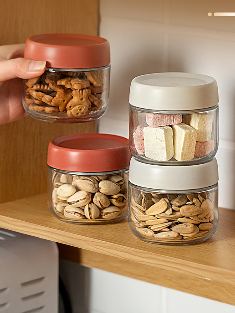 Meal Prep Overnight Oats - Bocal en verre scellé de 280ml,
