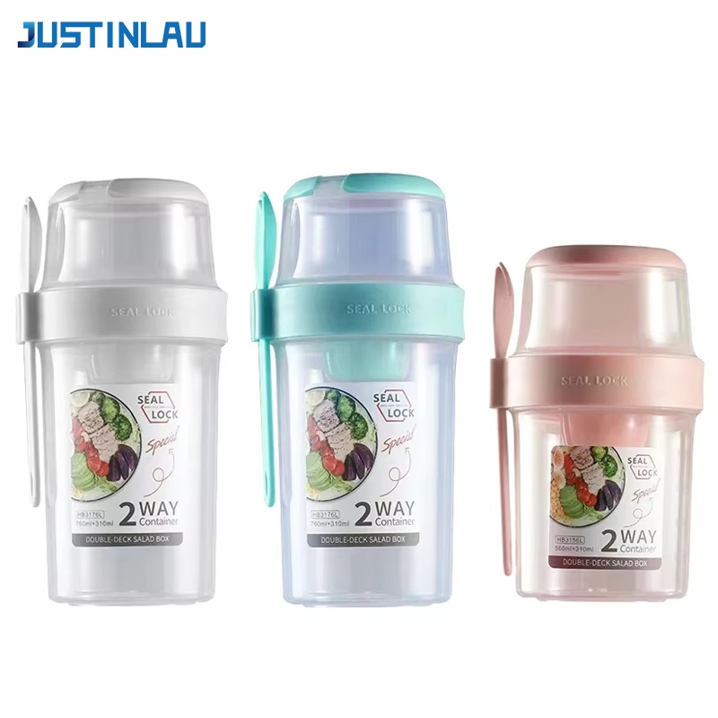 Meal Prep Box - JUSTINLAU Boîte à salade portable pour