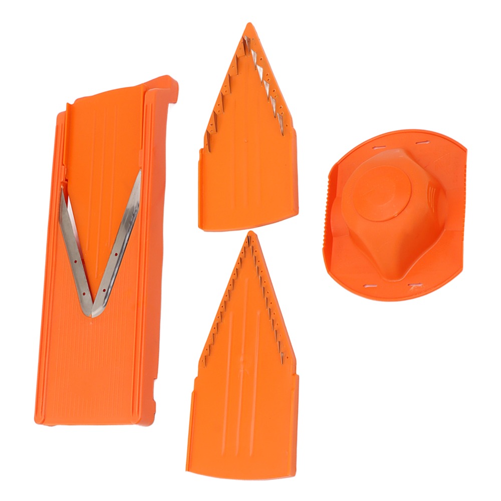 Mandoline Slicer Guard - Coupe-légumes manuel ABS Mandoline Orange avec
