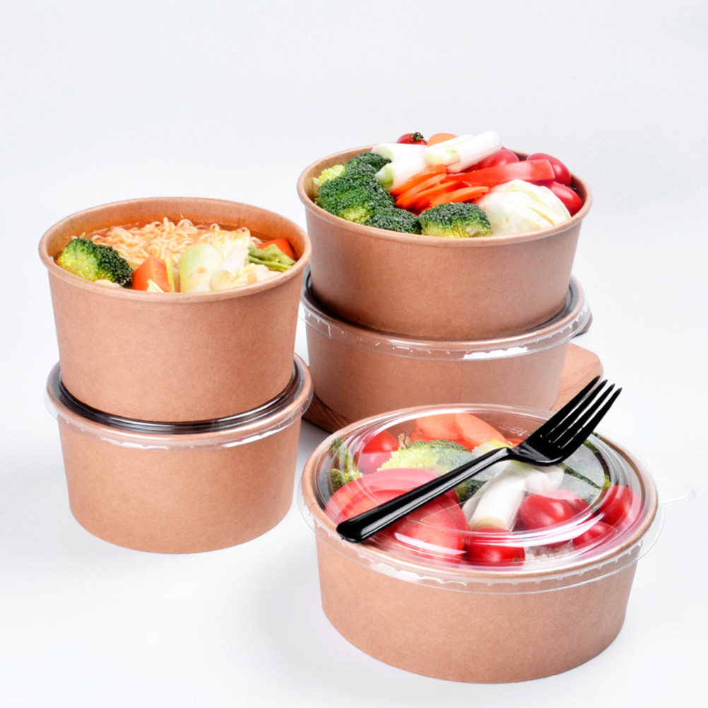 Meal Prep Container - 20 bols en papier kraft avec