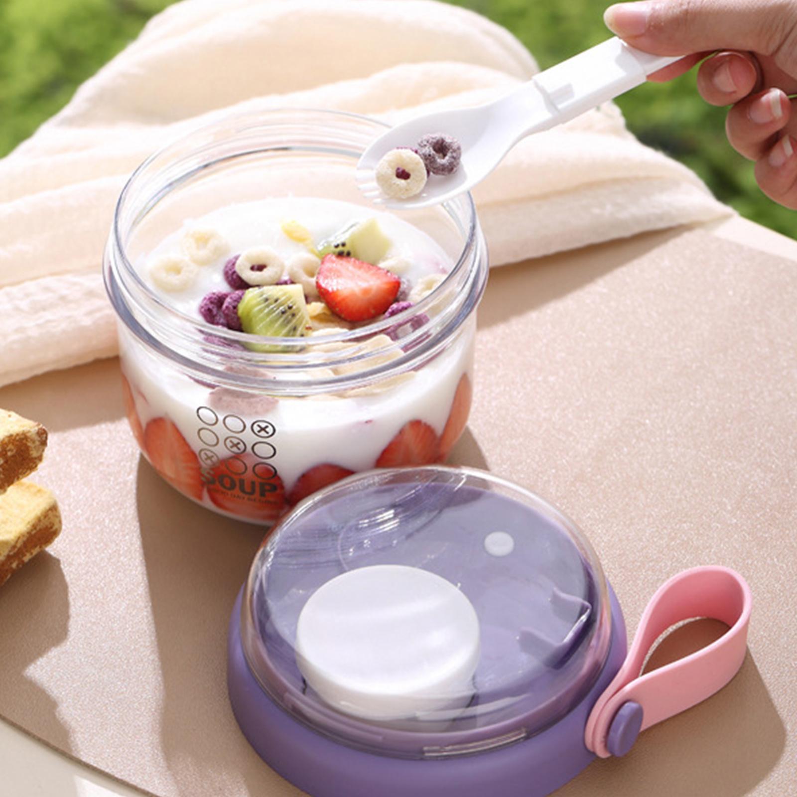Meal Prep Overnight Oats - Contenants hermétiques pour salades, lait et