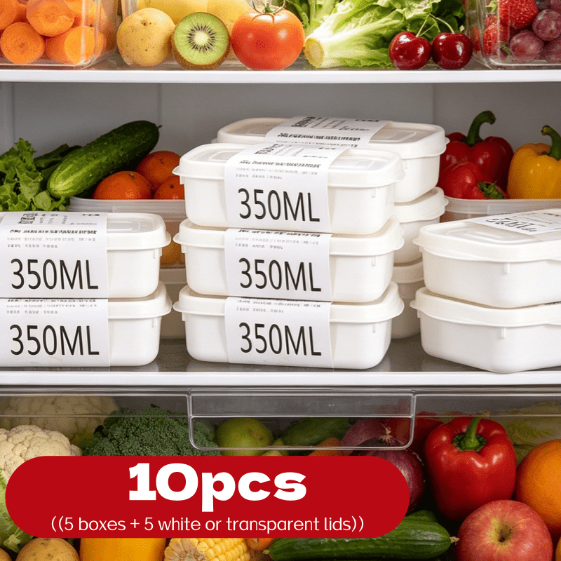 Meal Prep Box - Lot de 10 boîtes de conservation