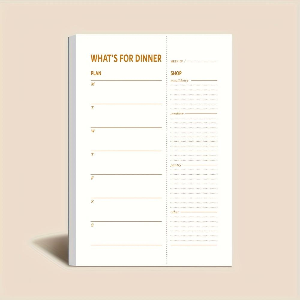 Meal Prep Diet - 1 carnet de planification alimentaire quotidienne,