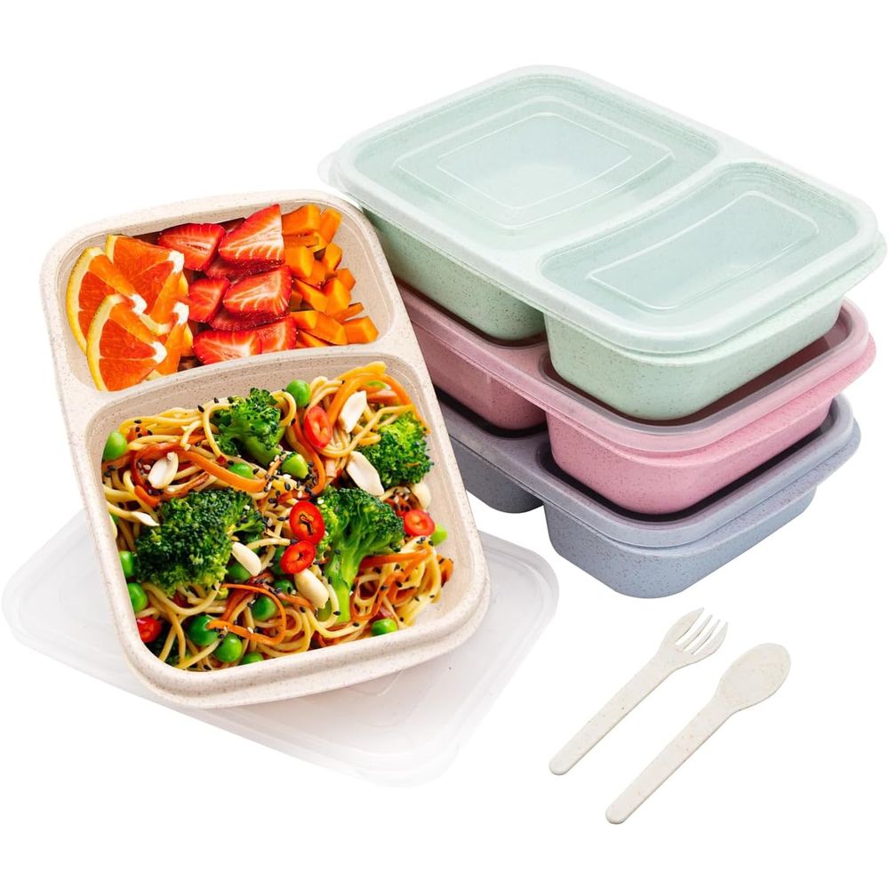 Lot de 4 boîtes à bento, conte - Meal Prep Box avis et prix