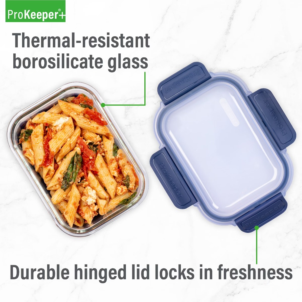Conteneur alimentaire en verre - Meal Prep Glass Containers With Lids avis et prix
