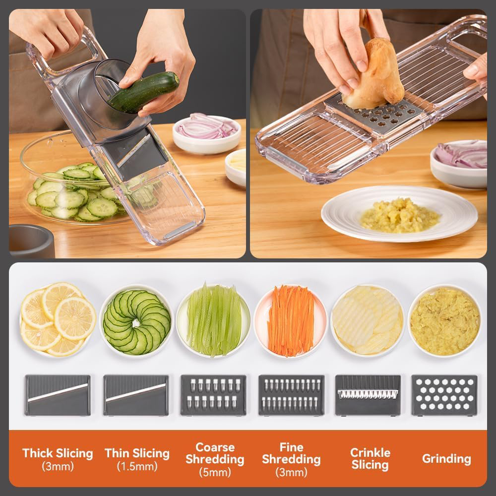 LMETJMA Mandoline multifonctio - Mandoline Slicer Guard avis et prix