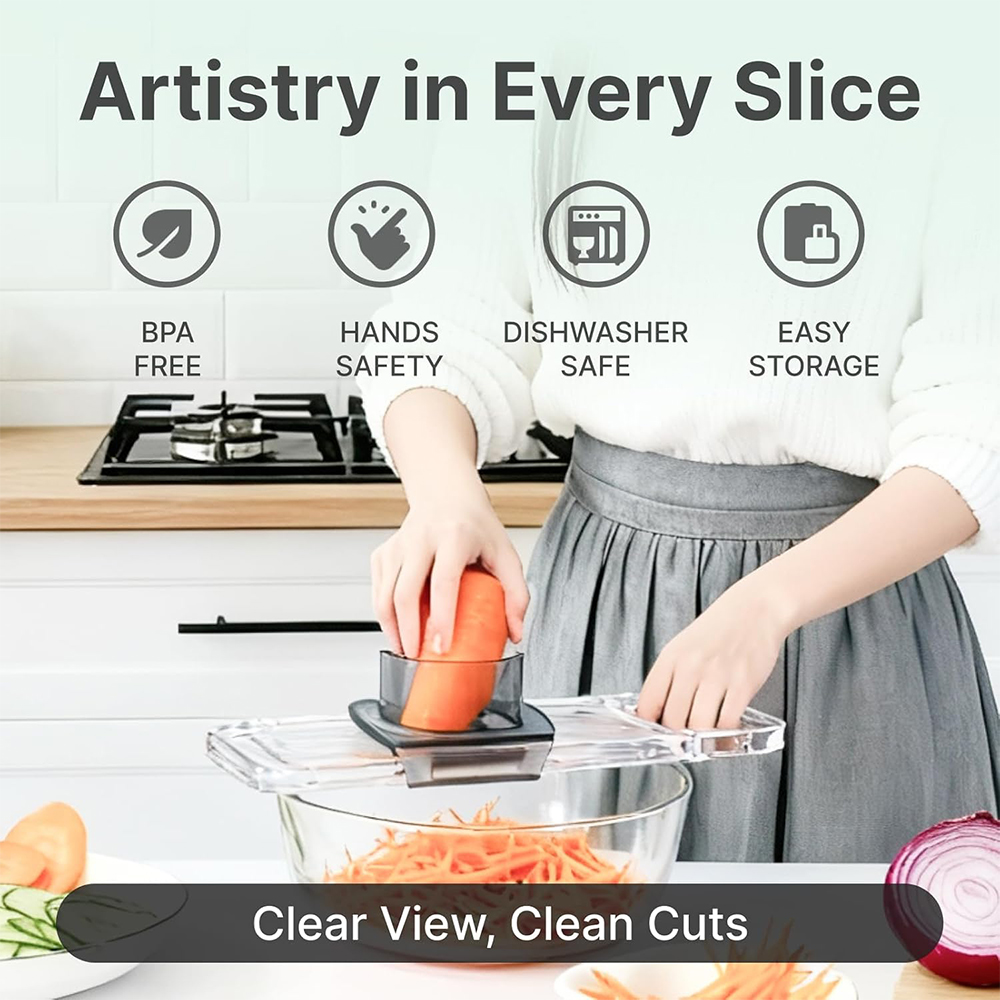 LMETJMA Mandoline multifonctio - Mandoline Slicer Guard avis et prix