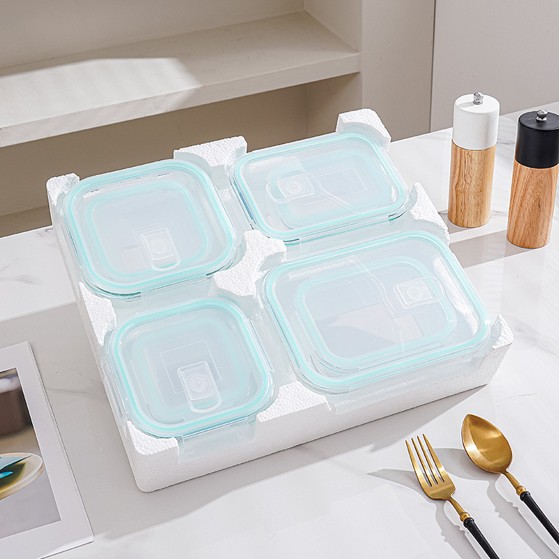 Ensemble de 8 boîtes à lunch e - Meal Prep Glass Containers With Lids avis et prix