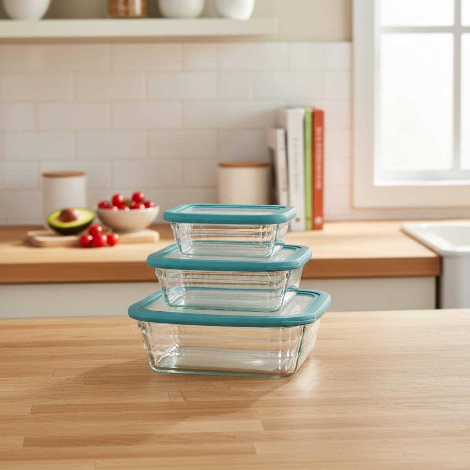 Ensemble de 3 récipients alime - Meal Prep Glass Containers With Lids avis et prix