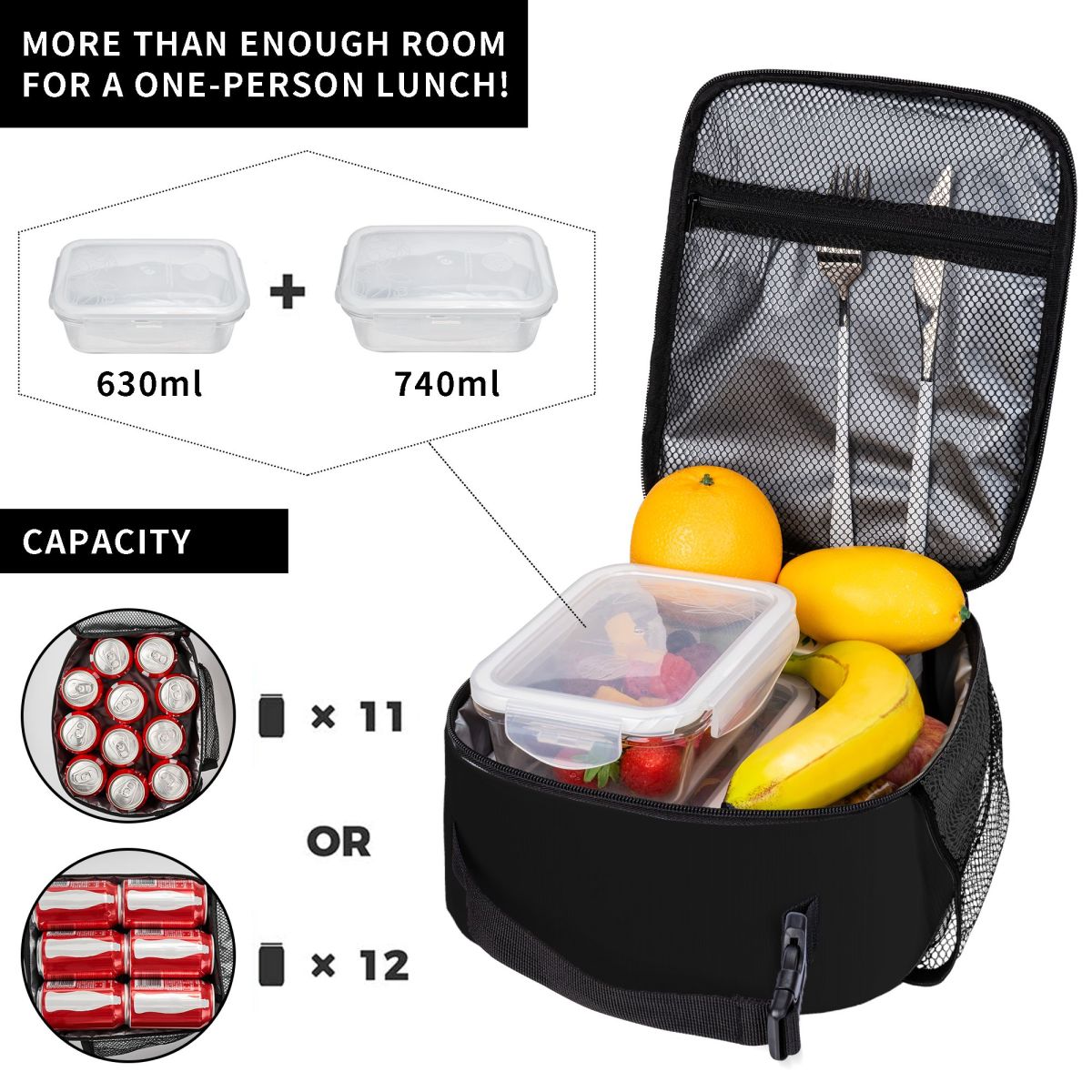 Sac à déjeuner pliable monocou - Meal Prep Japanese avis et prix