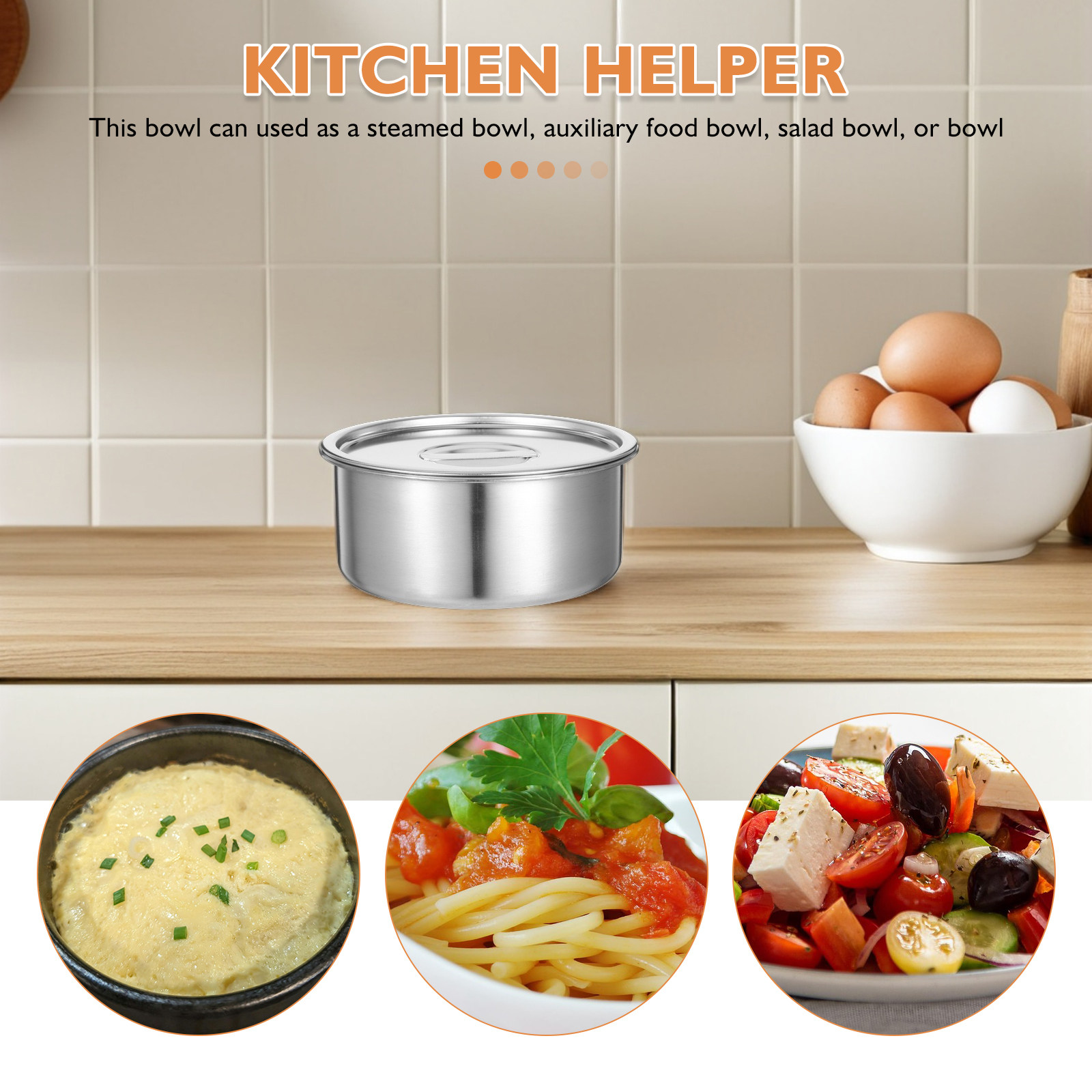 Bol à œufs vapeur en acier ino - Meal Prep Container avis et prix