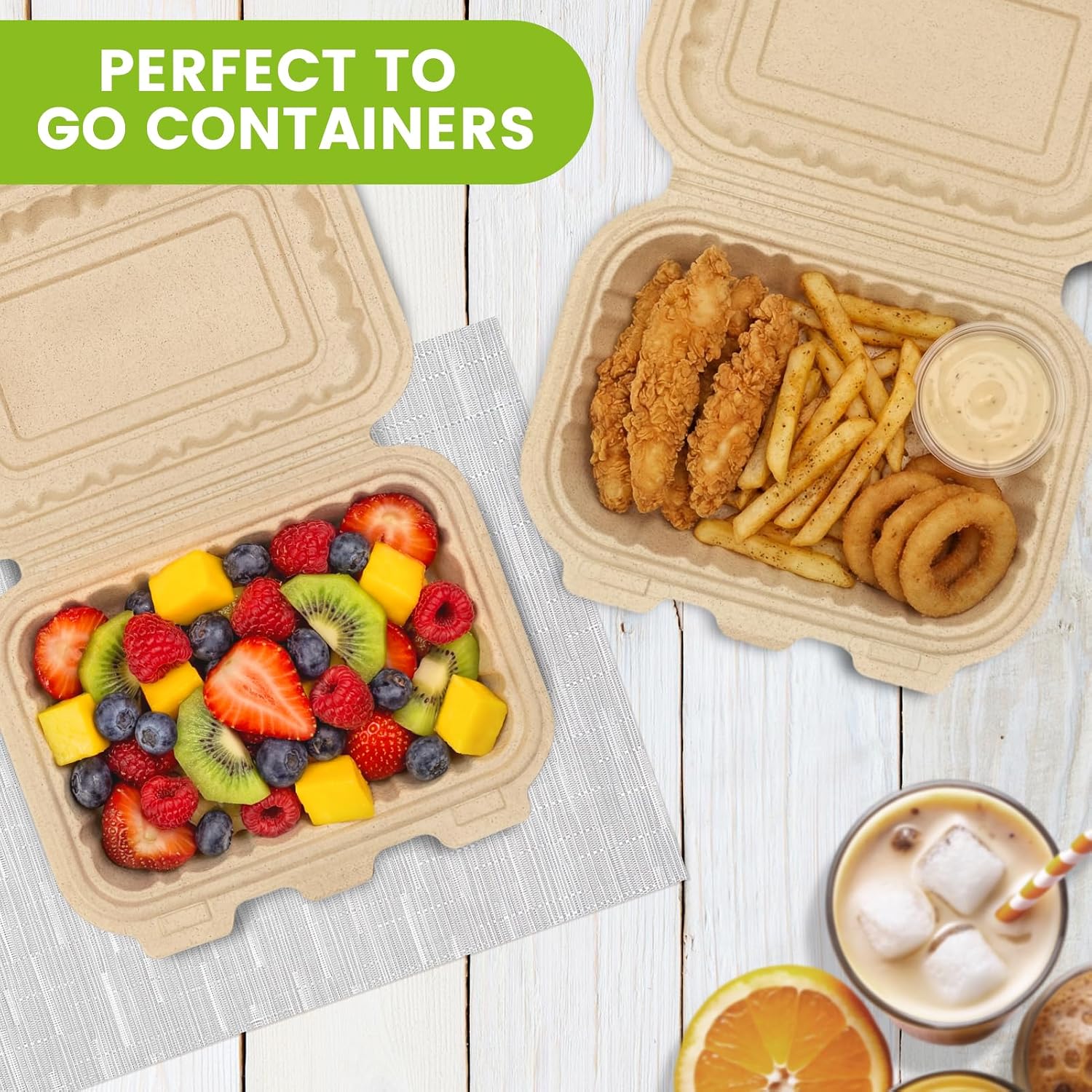 Lot de 50 contenants à emporte - Meal Prep Box avis et prix
