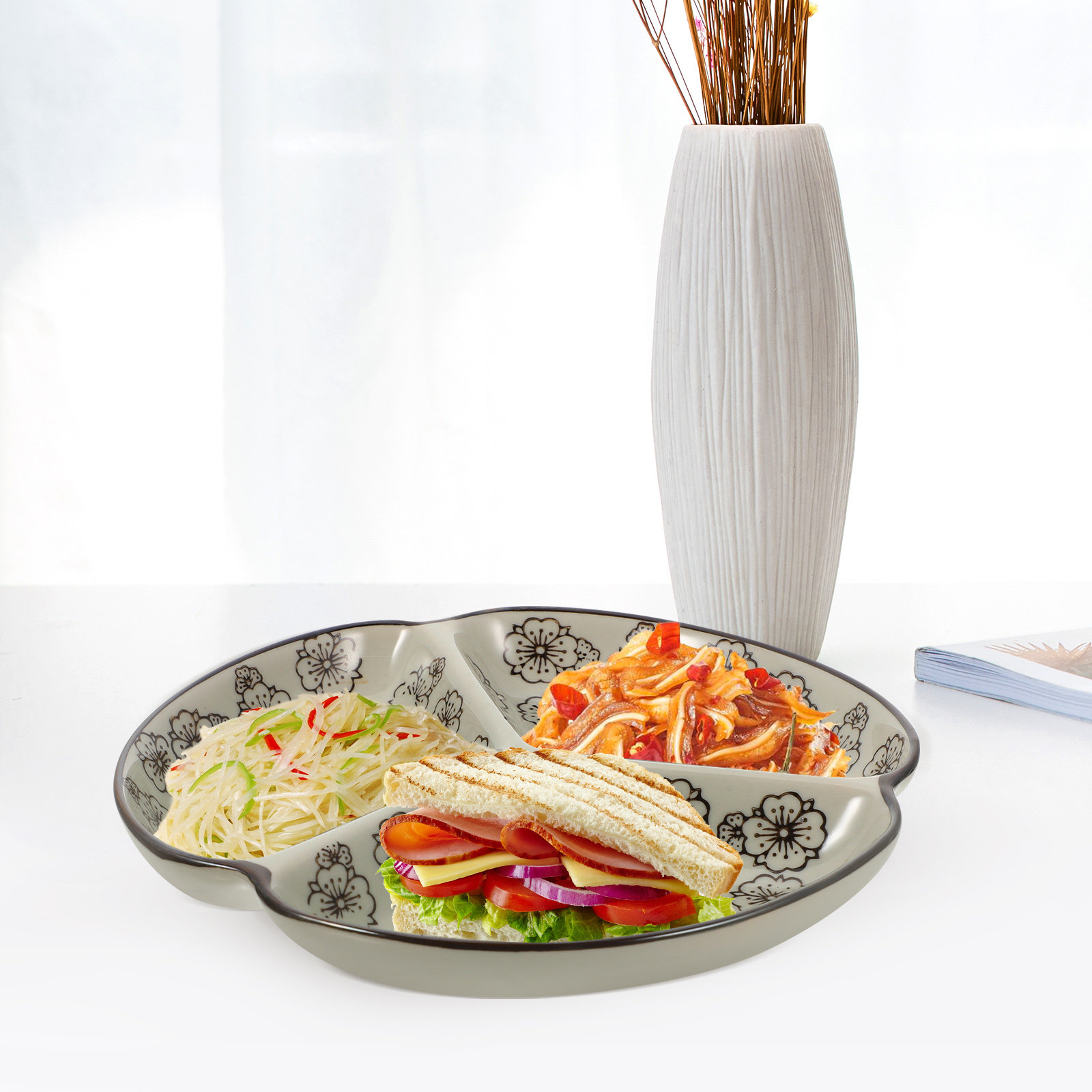 Assiette à dîner à 3 compartim - Meal Prep Diet avis et prix