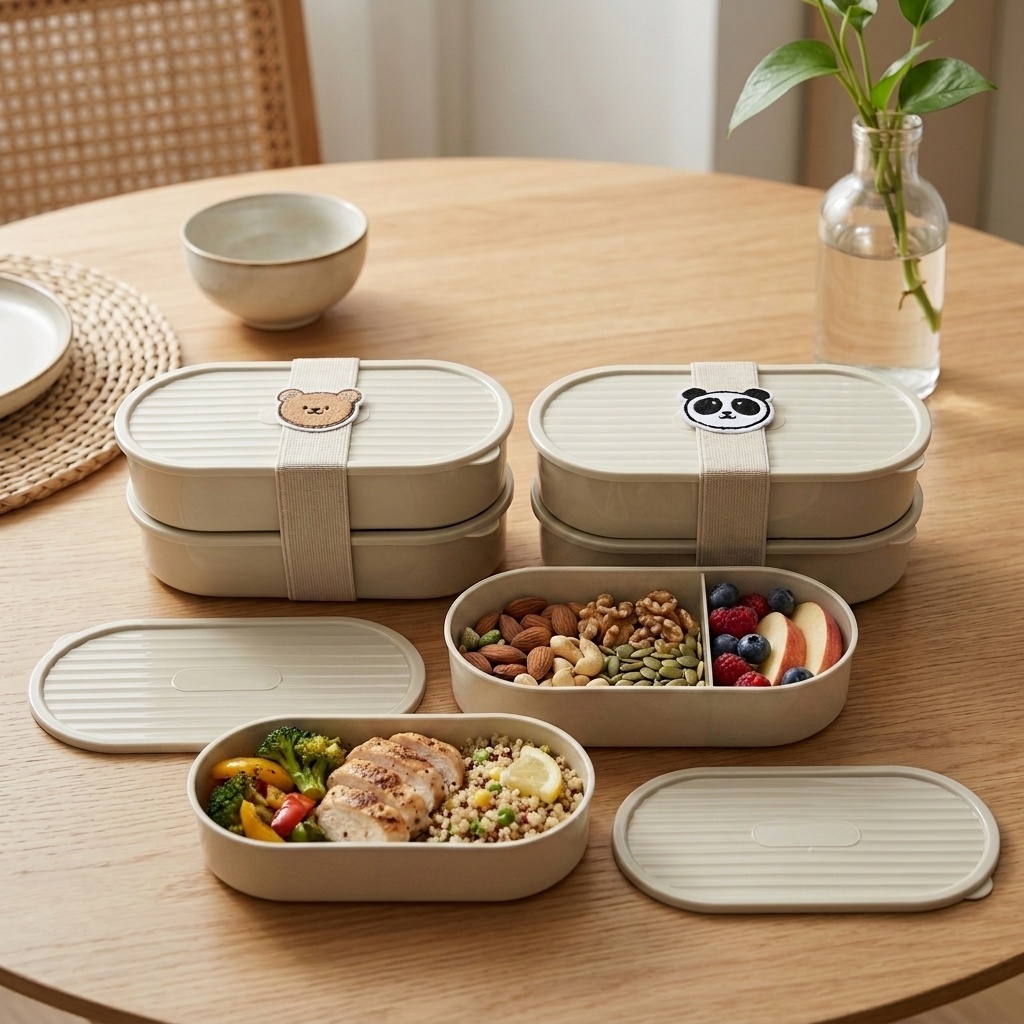Lot de 2 boîtes bento pour enf - Meal Prep Container avis et prix