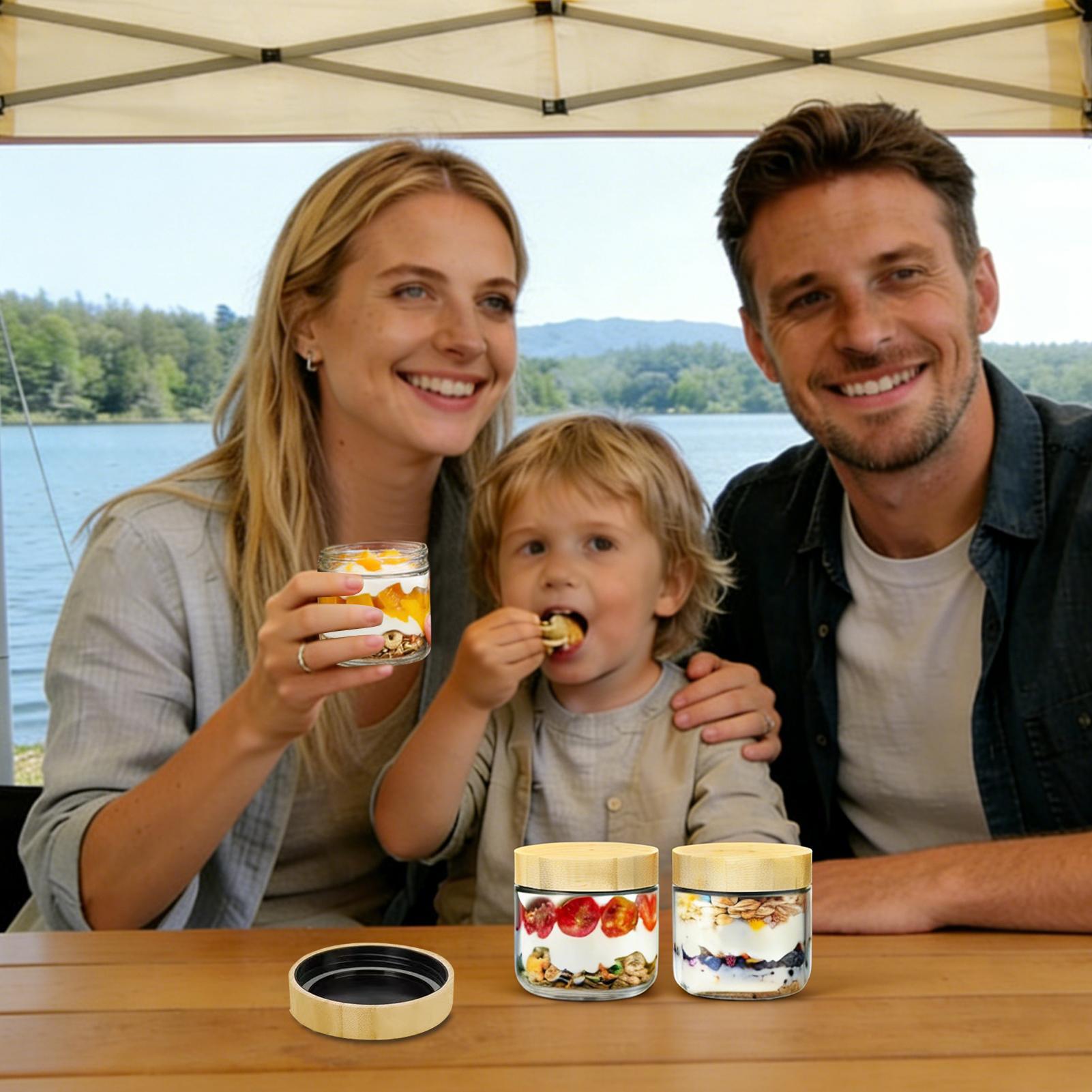 Bocaux en verre à large ouvert - Meal Prep Overnight Oats avis et prix
