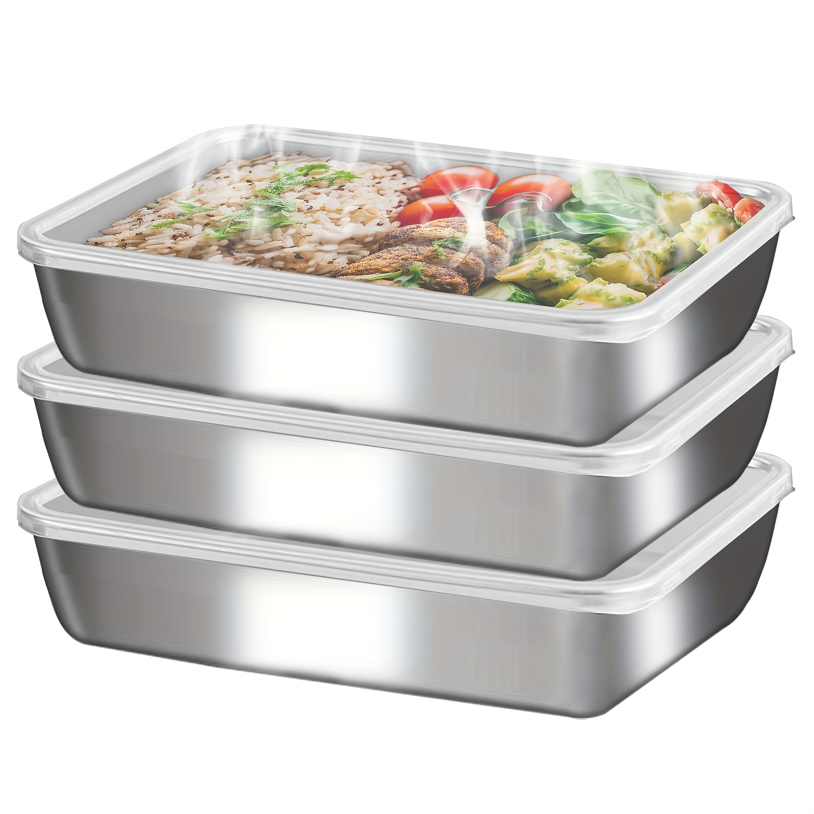 3 boîtes alimentaires en acier - Meal Prep Box avis et prix