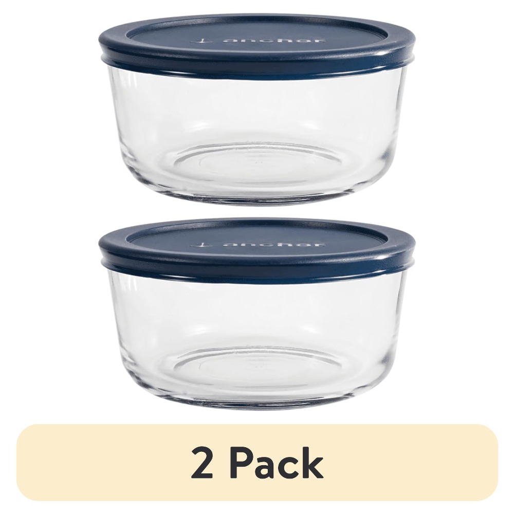 Lot de 2 récipients de conserv - Meal Prep Glass Containers With Lids avis et prix