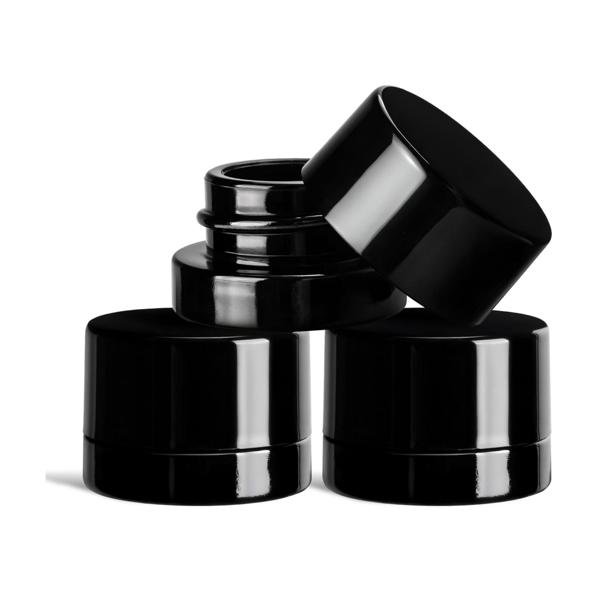 Bocaux en verre noir épais de  - Meal Prep Glass Containers With Lids avis et prix