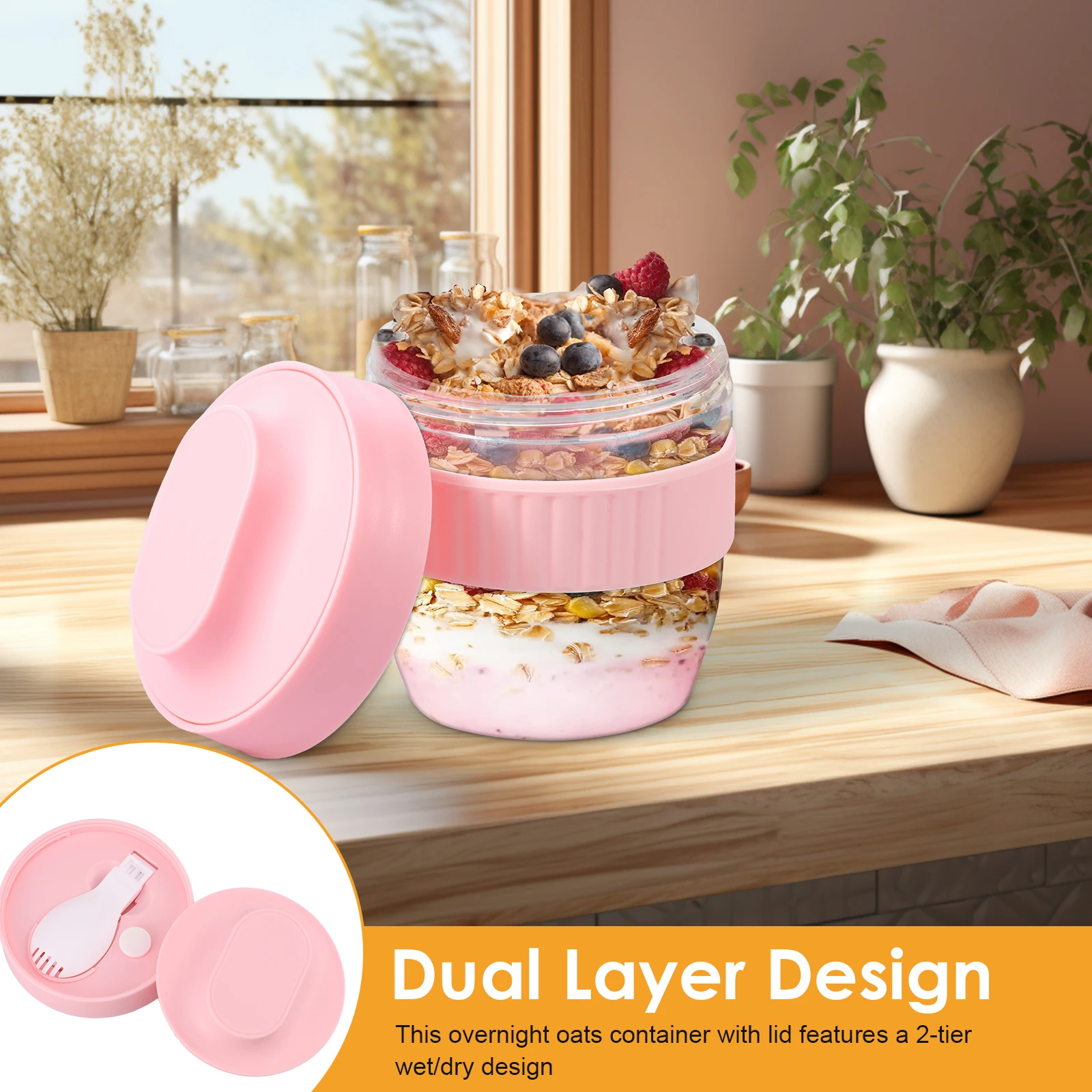 Contenant à Double Couche pour - Meal Prep Overnight Oats avis et prix