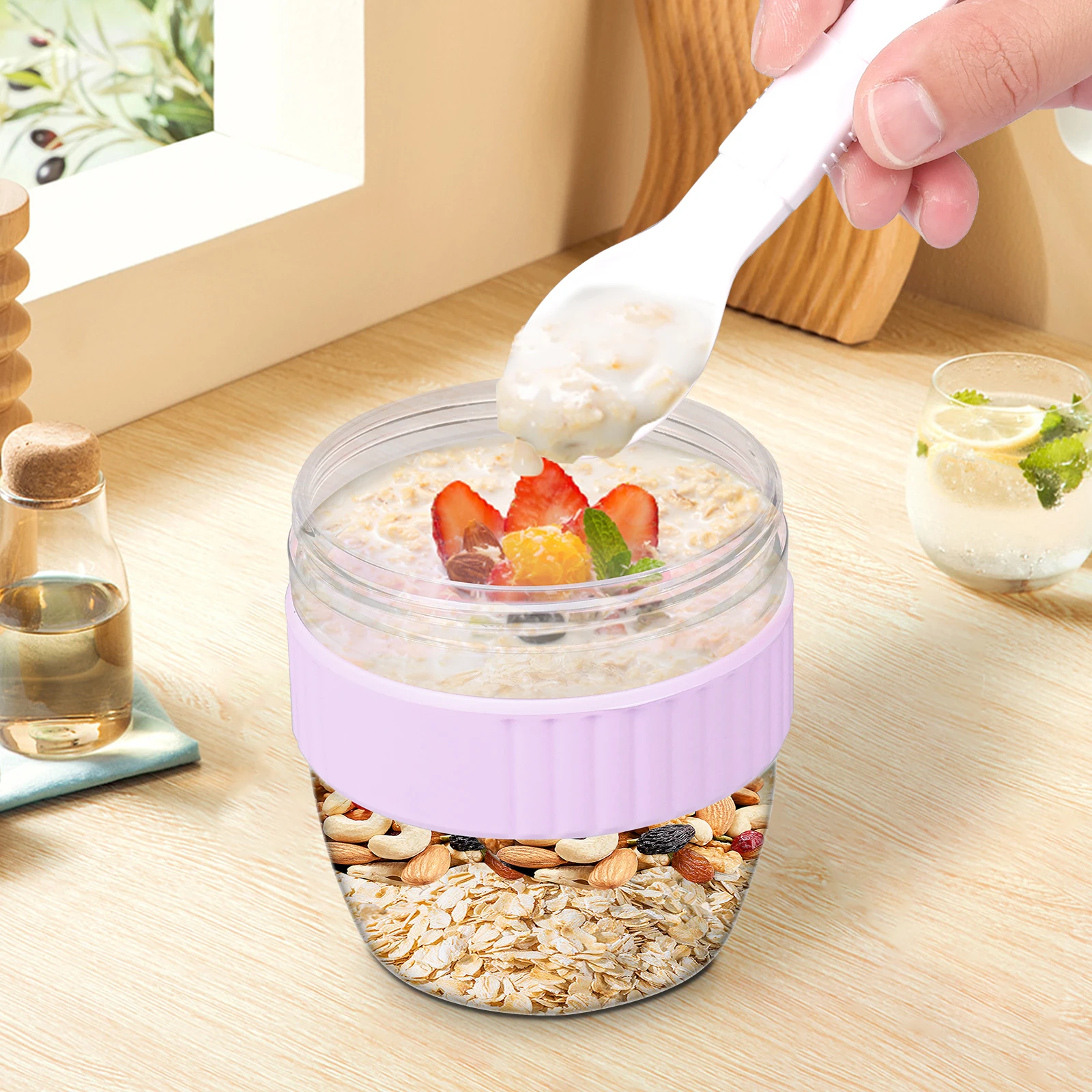 Contenant à Double Couche pour - Meal Prep Overnight Oats avis et prix