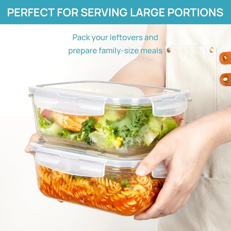 Ensemble de 18 récipients de c - Meal Prep Glass Containers With Lids avis et prix