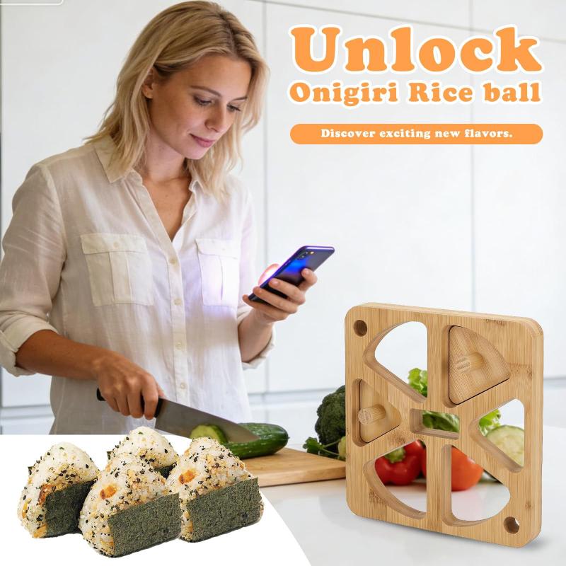 Moule à onigiri en bois 5/6 tr - Meal Prep Japanese avis et prix