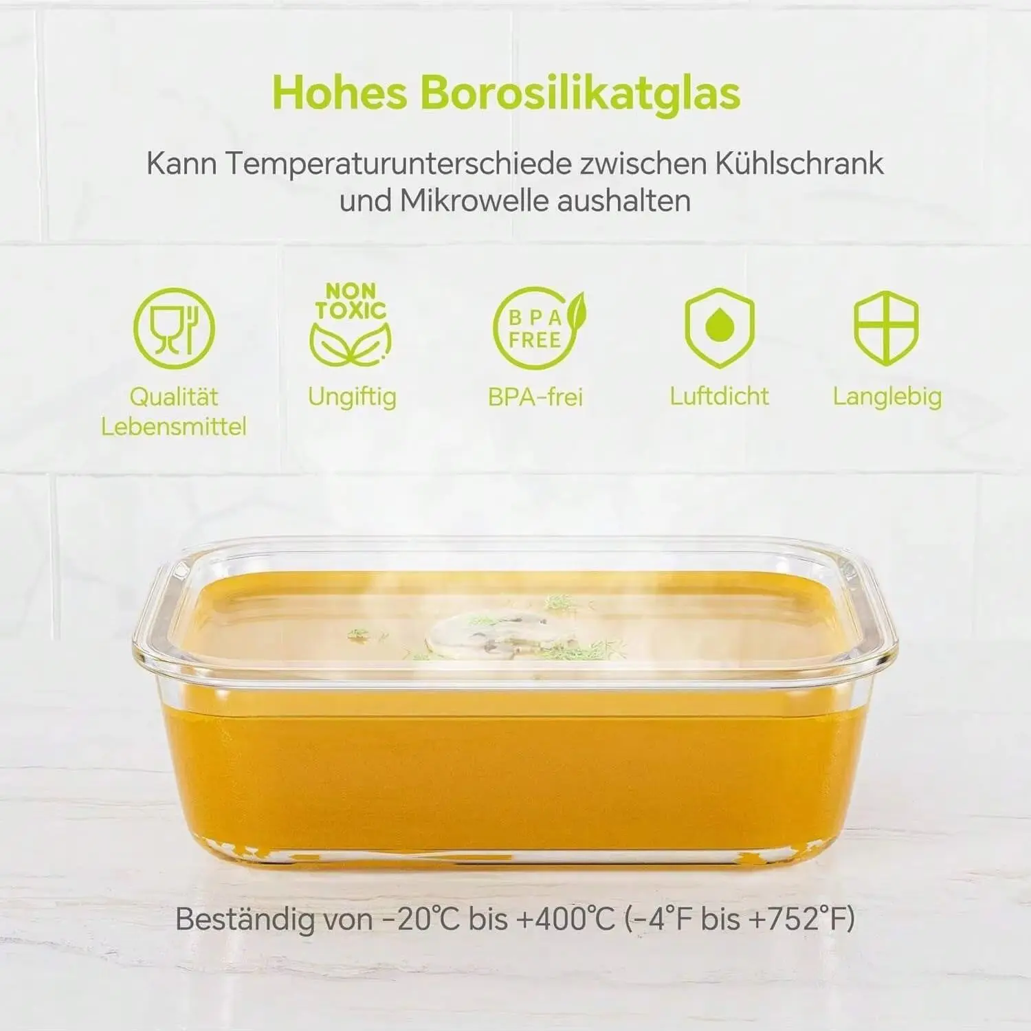 Conteneur de stockage alimenta - Meal Prep Glass Containers With Lids avis et prix