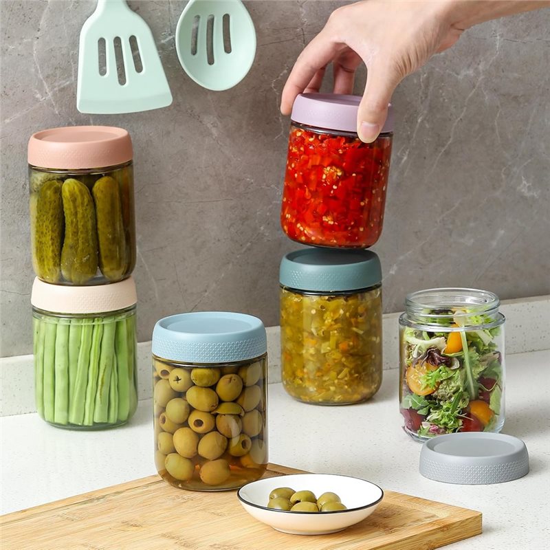AB34-6Pcs Contenants pour Over - Meal Prep Overnight Oats avis et prix